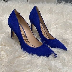 High heels Sam Edelman Hazel Blue suede